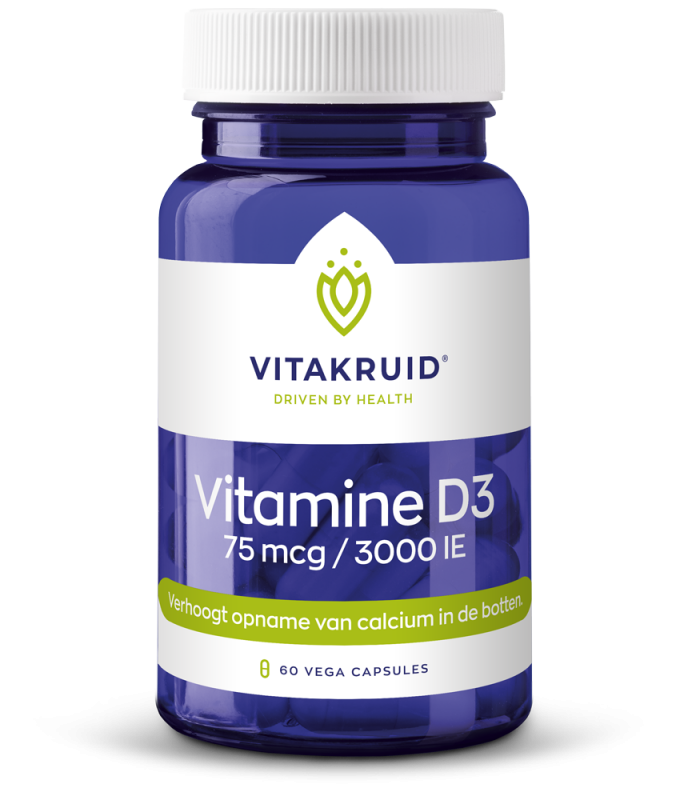 seinpaal minimum Duplicatie Vitamine D3 - 75 mcg / 3000 IE ( Hoge dosering ) - Care 2 Live